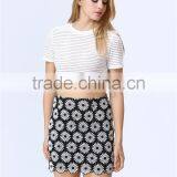 Latest Ladies Elegant Fashion Beautiful Daisy Crochet Lace Mini Skirt thumbnail-3