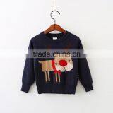 New Coming O Neck Kids Knitting Patterns Jacquard Christmas Sweater thumbnail-4