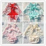 Wholesale Children's Boutique Clothings Girl's Spring Outfit Top With Bloomer