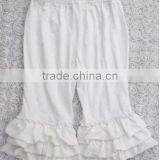 2016 Chinese Product Wholesale and EXW Price 100%cotton Pants With Ruffle for Baby Kids as Legging for Winter thumbnail-2