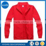 Custom Fleece Zipper Jacket Sweatshirt Without Hood thumbnail-1