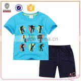 China Supplier OEM Service Two Piece Printed Child Clothes Set thumbnail-2