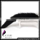 CX-R-35A Wholesale Key Chain Genuine Mink Fur Tail Custom Keychain thumbnail-4