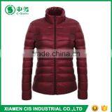 2017 New Product Comfy Windproof Women Winter Ultra Light Down Jacket thumbnail-4