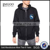 Oem New Design Logo Printed Hoodies Custom Fleece Lined Hoody Cotton Blends Fleece Hoodie With Ribbing Cuffs and Waistband thumbnail-1