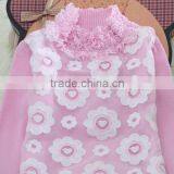 Pink Latest Design High Neck Youth Knitting Children Clothes 2016 thumbnail-2