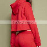 2016 Hot Sale Women Pullover Plain Latest Design Tracksuit thumbnail-4