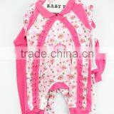 Wholesale Knitted 100% Cotton Pink Color 10Pcs New Born Baby Clothing Set With Hanger Package 10TB1-32 thumbnail-1