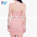 YIHAO Fashion Apparel Wholesales Pink Printed Bodycon Ladies Party Dress Sexy Backless Casual Sleeveless Bandage Mini Dress thumbnail-3