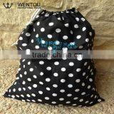 New Design Monogramed Polka Dot Laundry Bag With Drawstring thumbnail-1