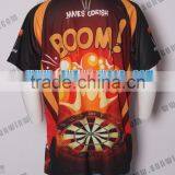 Fashional Design Sublimation Printing Custom Dry Fit Sublimation Print Dart Shirts Men Jersey thumbnail-2
