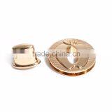 Zinc Based Alloy Purse Twist Turn Lock Gold Plated 42mm(1 5/8") Dia, 1 Set thumbnail-3