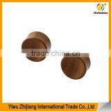 Concave Red Saba Wood Ear Plugs thumbnail-3