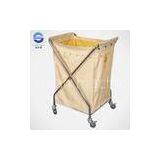 Yellow Housekeeping Laundry Serving Trolley With Wheels 68*59*105cm thumbnail-1