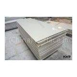 White Modified Acrylic Solid Surface Stone Slabs / Acrylic Panel for Bathroom thumbnail-1