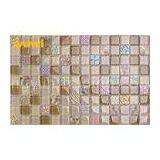 OEM Living Rroom Giltter Colourful Mosaic Tiles With Square Glass Chip thumbnail-1