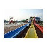 Big Long Colorful Free Fall Water Slide , Fiberglass Racing Extreme Slides thumbnail-1