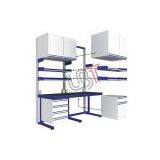 C-shape Lab Bench Structure