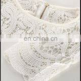 High Quality Fashion Round Neck Sexy Lace Casual Dress With 3/4 Long Sleeves Dress thumbnail-5