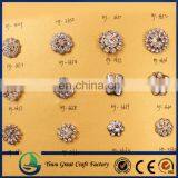 Fashion Bulk Rhinestone Button,cheap Crystal Button,Metal Pearl Rhinestone Buttons 34MM thumbnail-2