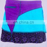 Bohemian Side Pouch With Pocket Mini Gypsy Skirt HHCS 113 D