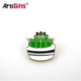 Lapel Pin Manufacturers China Custom Enamel Floral Flower Clothing Security Lapel Pin thumbnail-2