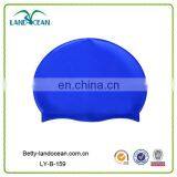 Customized Round Silicone Swimming Caps for Long Hair