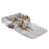 Pet Mat Cushion for Dogs and Cats-Snuggly Orthopedic Sleeper With More Filling on 3 Sides-Nonslip and Waterproof Bottom thumbnail-1