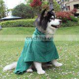 Soft Belt Included Warm Fast Drying Pet Towel Microfiber Dog Bathrobe thumbnail-6
