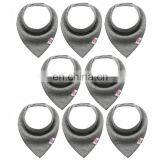 100% Organic Cotton 8 Pack Baby Bandana Bibs for Drooling and Teething thumbnail-3