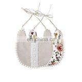 Wholesale Cotton Print Lace-up Cute Baby Bibs thumbnail-3