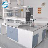 Biology Laboratory Furniture Central Workstation With Reagent Shelf thumbnail-3