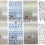 Stickers Gold Butterfly Decals Holographic Decal 3D Buttrrfly Silver Metallic Nail Sticker thumbnail-6