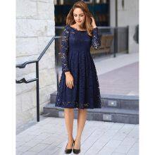 Women Sexy Fashion Leopard Print Long Sleeve Ladies Skinny Dresses thumbnail-2