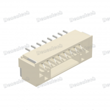 Denentech 1.25mm Pitch Wafer GH Type Single Row Right Angle SMT Connector thumbnail-4