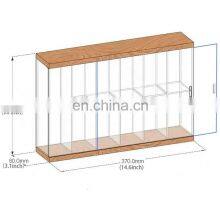 Clear Acrylic Action Figure Display Box/Case With Sliding Door Acrylic Showcase for Pop Figure Action Toys