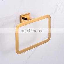 Bathroom Accessories Set Wall Mount 4-piece Towel Bar Rack Set Washroom Hardware Black/chrome/gold Color thumbnail-5