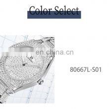 LONGBO 80667 Lady Watch Excellence Quartz Diamond Gold Stainless Steel Luxury Charm Watch For Women thumbnail-2