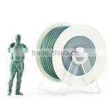 Pla 3d Printer Material Green Metallic Filament With the New Spool Convertible Into a Coat Hanger. Spool Holder Included. thumbnail-1