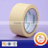 Economical yellow masking tape temperature resisted surface protected