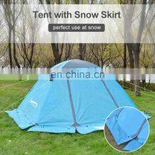 Winter Backpacking Tent 2 Person Aluminum Pole Lightweight Camping Tent Double Layer Portable Handbag for Hiking Travelling thumbnail-2