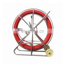Best Price Flexible 8mm 200m Detectable Fiberglass Cable Push Pull Rodder Cable Pulling Tool Fiberglass Duct Rodders thumbnail-3
