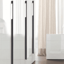 Furniture Hardware Fittings Customized Good Quality Simple Style Aluminum Alloy Cabinet Kitchen Wardrobe Drawer Dresser Door Long Pull Handles