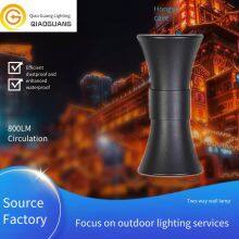 Qiaoguang 10w Outdoor Double-sided Wall Lamp With Up-and-down Illumination, Waist-shaped for Courtyard and Villa Lighting thumbnail-1