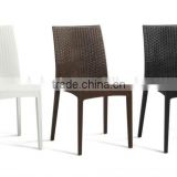 plastic rattan chair / dining chair