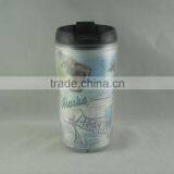 China Made Detachable Food Grade Double Wall Plastic Advertisement Cup thumbnail-1