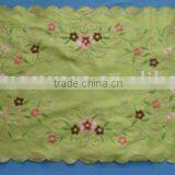 100%polyester Embroidery Table Runner
