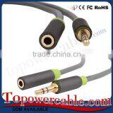Manufacturing 3.5mm Headphone Jack To AUX Input Auxiliary Audio Cable Extension thumbnail-3