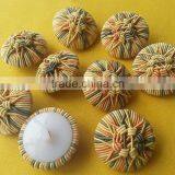 High Quality Cord Barided Fabric Covered Button -- F1533 thumbnail-4