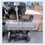 Pneuamtic Flange Ball Valve With Pneumatic Actuator thumbnail-1